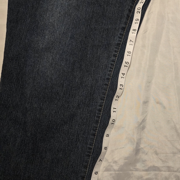 Angels‎ Forever Young Denim Overalls Womens XL Indigo Blue Jean Pockets, Button - Picture 3 of 7